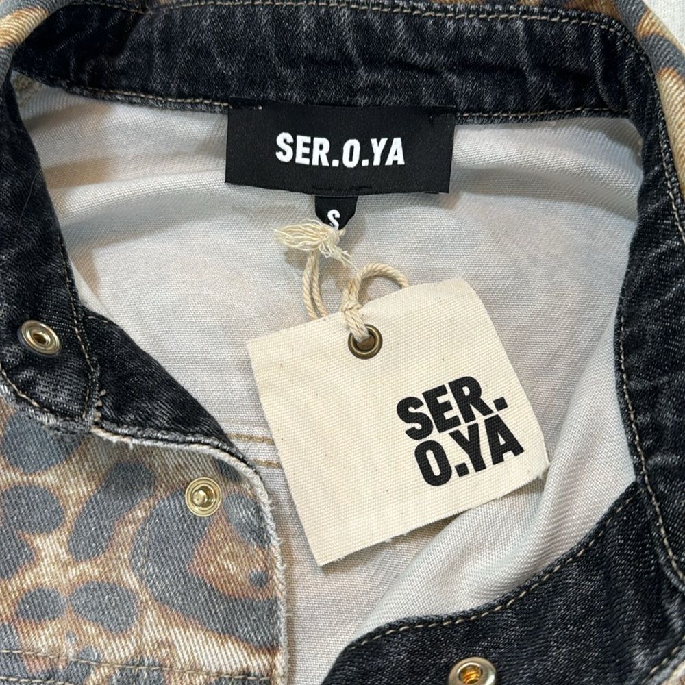 NWT SER.O.YA Linda Dress Leopard Print small flawed! - Picture 6 of 15
